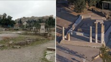 Η Αρχαία Αγορά αποδόθηκε στο κοινό μετά τα έργα αναβάθμισης από το υπουργείο Πολιτισμού, «αποκαθιστά τη νοηματική ενότητα του ιστορικού τοπίου»