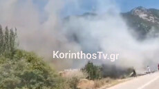 Ολονύχτια μάχη για να περιορίσουν τα πύρινα μέτωπα στη Φωκίδα, δείτε βίντεο 
