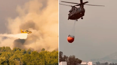 Έτσι συνέδραμαν οι Ένοπλες Δυνάμεις στη μεγάλη πυρκαγιά της Αττικοβοιωτίας, το βίντεο του ΓΕΕΘΑ