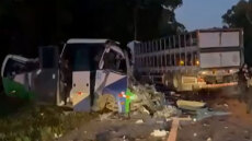 Δυστύχημα με τουλάχιστον 21 νεκρούς σε μετωπική σύγκρουση λεωφορείου με φορτηγό στην Παρανά της Βραζιλίας, δείτε βίντεο
