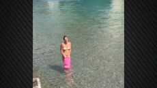 Η Αναστασία Παντούση κολύμπησε στον ποταμό Άαρ: Είπα να συνοδεύσω τους εργαζομένους της Βέρνης από τη δουλειά προς το σπίτι
