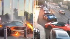 Επίθεση με βόμβες μολότοφ σε γαμήλιο γλέντι στο Μπέρμιγχαμ: Έκαψαν δύο supercars και επιτέθηκαν σε καλεσμένους, δείτε βίντεο