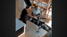 Ρομπότ στη Ρωσία... τσαντίστηκε επειδή το έσπρωξε πελάτης και του επιτέθηκε, δείτε βίντεο