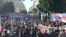 Πορείες στη Θεσσαλονίκη πριν την ομιλία Μητσοτάκη στη ΔΕΘ, 12 προσαγωγές, δείτε φωτογραφίες
