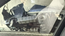  Εκτροπή νταλίκας στο τούνελ της Κακιάς Σκάλας στην Αθηνών - Κορίνθου, δείτε φωτογραφίες 
