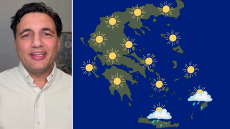 Βελτιώνεται το σκηνικό του καιρού μετά το σαρωτικό πέρασμα της κακοκαιρίας στην Κρήτη, ανεβαίνει η θερμοκρασία