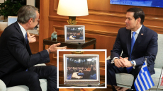 H διπλωματία της εικόνας: Η φωτογραφία με νόημα ανάμεσα στους Μητσοτάκη και Ρούμπιο 
