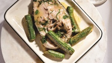 Η συνταγή της ημέρας: Ροφός με κολοκυθάκια. Το μενού της εβδομάδας (13/10-/19/10)