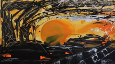 Το συγκινητικό αντίο της Μίνας Βαλυράκη και του Σάββα Σαββόπουλου στη Λένα Σαμαρά με έναν πίνακα και ένα ποίημα 