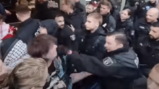 Γερμανία: Αστυνομικός έριξε γροθιά σε ακτιβιστή από την Ιρλανδία που διαδήλωνε κατά του Ισραήλ στο Βερολίνο - Δείτε βίντεο