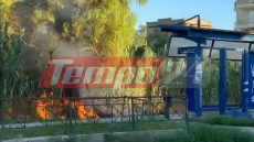Συνελήφθη 14χρονος για τη φωτιά κοντά στον Προαστιακό στην Πάτρα - Αναζητούνται ακόμα δύο άτομα