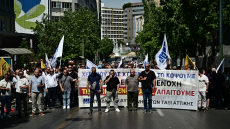 Με κινητοποίηση στους δρόμους της Αθήνας η πρώτη ημέρα της απεργίας των οδηγών ταξί
