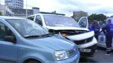 Αυτοκίνητο συγκρούστηκε με ιδιωτικό ασθενοφόρο στη Θεσσαλονίκη