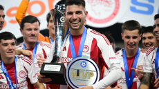 Ολυμπιακός: Ο Καλογερόπουλος MVP του Super Cup, βίντεο 