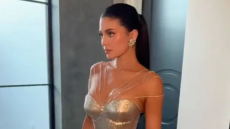 Με διαμάντια 100 καρατίων η Κάιλι Τζένερ στις Χρυσές Σφαίρες: Το φιλί από τον Τιμοτέ Σαλαμέ και το «σε αγαπώ» μετά τη βράβευσή του