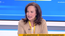 Διαμαντοπούλου: Δεν δουλεύουμε όλοι με την ίδια ένταση για την επιτυχία του ΠΑΣΟΚ, υπάρχουν συμπεριφορές που οδηγούν στην αποτυχία Ανδρουλάκη