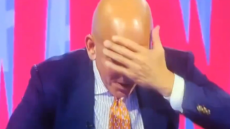 Σόου Ντι Κάνιο στην ιταλική τηλεόραση: Χτύπησε το κεφάλι του στο τραπέζι μετά από διαφωνία με την παρουσιάστρια, βίντεο