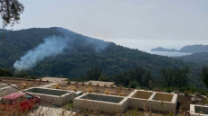 Χωρίς ενεργό μέτωπο η φωτιά σε δάσος στον Άγιο Γεώργιο Κέρκυρας