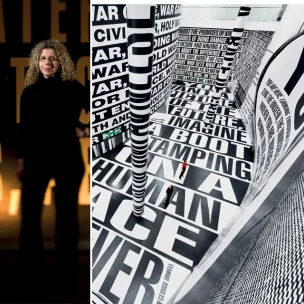 Τα έργα της Barbara Kruger στο Κανάλι στο Κέντρο Πολιτισμού Ιδρυμα Σταύρος Νιάρχος