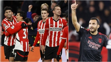 Champions League: Επικές ανατροπές στο φινάλε για Μπενφίκα και Αϊντχόφεν, 3-2 Μονακό και Σαχτάρ αντίστοιχα - Δείτε τα γκολ