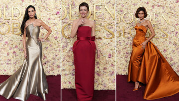 Οι εντυπωσιακές εμφανίσεις στις Χρυσές Σφαίρες - Η «χρυσή» Ντέμι Μουρ και το ανατρεπτικό μαλλί της φλογερής Έμα Στόουν