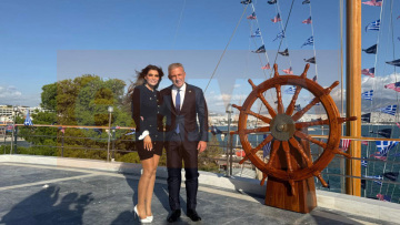 Επίτιμη πρόεδρος του Propeller Club Πειραιά η Γκιλφόιλ - «Μαζί θα κάνουμε σπουδαία πράγματα» λέει σε ανάρτησή της