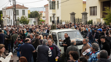 Μεγάλες κινητοποιήσεις και πορείες στη Λέσβο για τον αφθώδη πυρετό, δείτε βίντεο και φωτογραφίες 