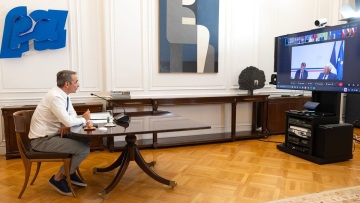 Μητσοτάκης στην τηλεδιάσκεψη ηγετών για την Ουκρανία: Τα σύνορα δεν αλλάζουν δια της βίας