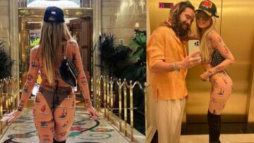 Χάιντι Κλουμ: Η σέξι εμφάνισή της στο Λας Βέγκας με διάφανο κορμάκι και... μαύρα εσώρουχα