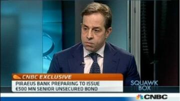 Θωμόπουλος στο CNBC: «Οι ελληνικές τράπεζες θα γίνουν οι πιο ισχυρές κεφαλαιακά στην Ευρώπη»