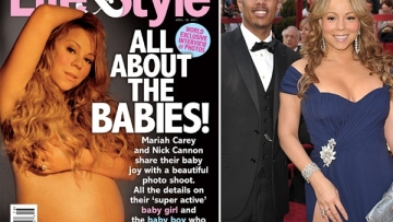 Mariah Carey: Γυμνή και έγκυος στο «Life & Style»