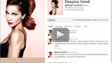 Και η Δέσποινα Βανδή στην παρέα του Twitter!