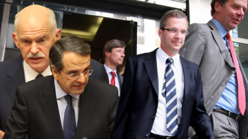 Επαφές της Τρόικας με τους πολιτικούς αρχηγούς