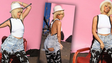 Αισθησιακή ξανθιά η Rihanna!