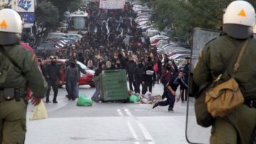 Επεισόδια στην πορεία για Γρηγορόπουλο στη Θεσσαλονίκη