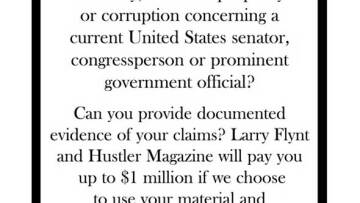 Πληρώνει 1.000.000 δολάρια για «καυτά» σκάνδαλα!