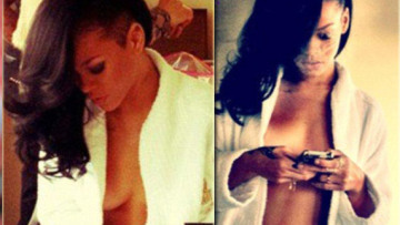 Rihanna: Οι γυμνόστηθες φωτογραφίες, το καλσόν και τα λεσβιακά υπονοούμενα!