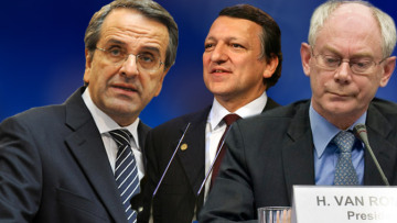 Συναντήσεις Σαμαρά με Μπαρόζο και Ρομπάι για την εκταμίευση της δόσης 