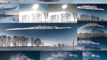 Νέες εντυπωσιακές φωτογραφίες από την πτώση του μετεωρίτη στη Ρωσία