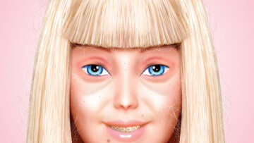 Δείτε την Barbie άβαφη και με σιδεράκια!