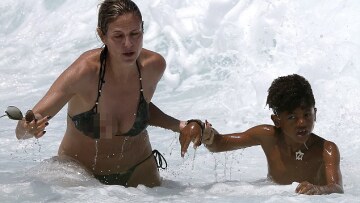 Δείτε τη Heidi Klum την ώρα που σώζει το γιο της από πνιγμό!