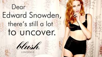 Eταιρία εσωρούχων έβαλε στην καμπάνια της τον... Εdward Snowden