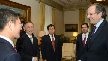 Συνάντηση Σαμαρά με τον επικεφαλής της κινεζικής εταιρίας ΖΤΕ