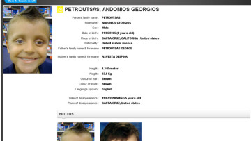 Ιντερπόλ: Τέσσερα Ελληνόπουλα στη λίστα αγνοούμενων παιδιών