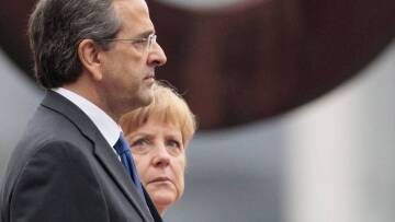 Πολιτική στήριξη από την Μέρκελ περιμένει ο Σαμαράς