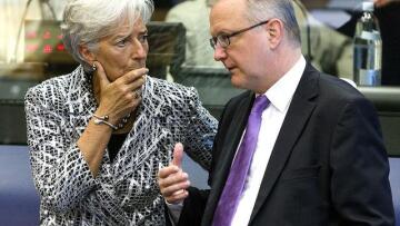 Λαγκάρντ και Ρεν: «Η τρόικα δεν θα επιστρέψει αν δεν είναι έτοιμη μια συμφωνία»