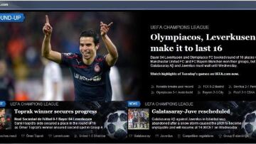 Πρώτο θέμα στην UEFA o Ολυμπιακός