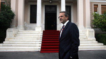 Στο Μαξιμού μετά την ματαίωση του ταξιδιού του ο Αντώνης Σαμαράς