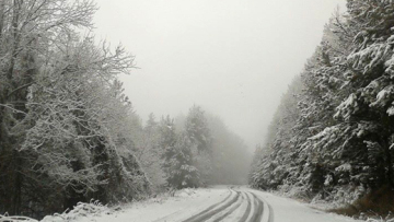 Στα λευκά η Βόρεια Χαλκιδική