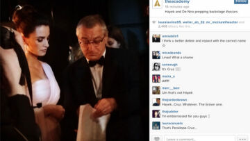 Η Ακαδημία των Όσκαρ μπέρδεψε την Penelope Cruz με την… Salma Hayek